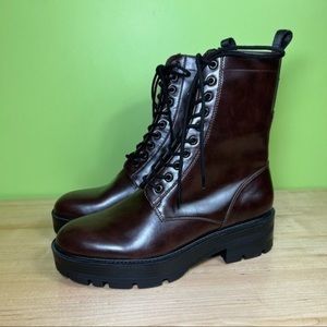 ZARA brown boots size 9